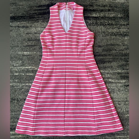 Lilly Pulitzer Dresses & Skirts - LILY PULITZER Striped V-Neck Sleeveless Mini Dress